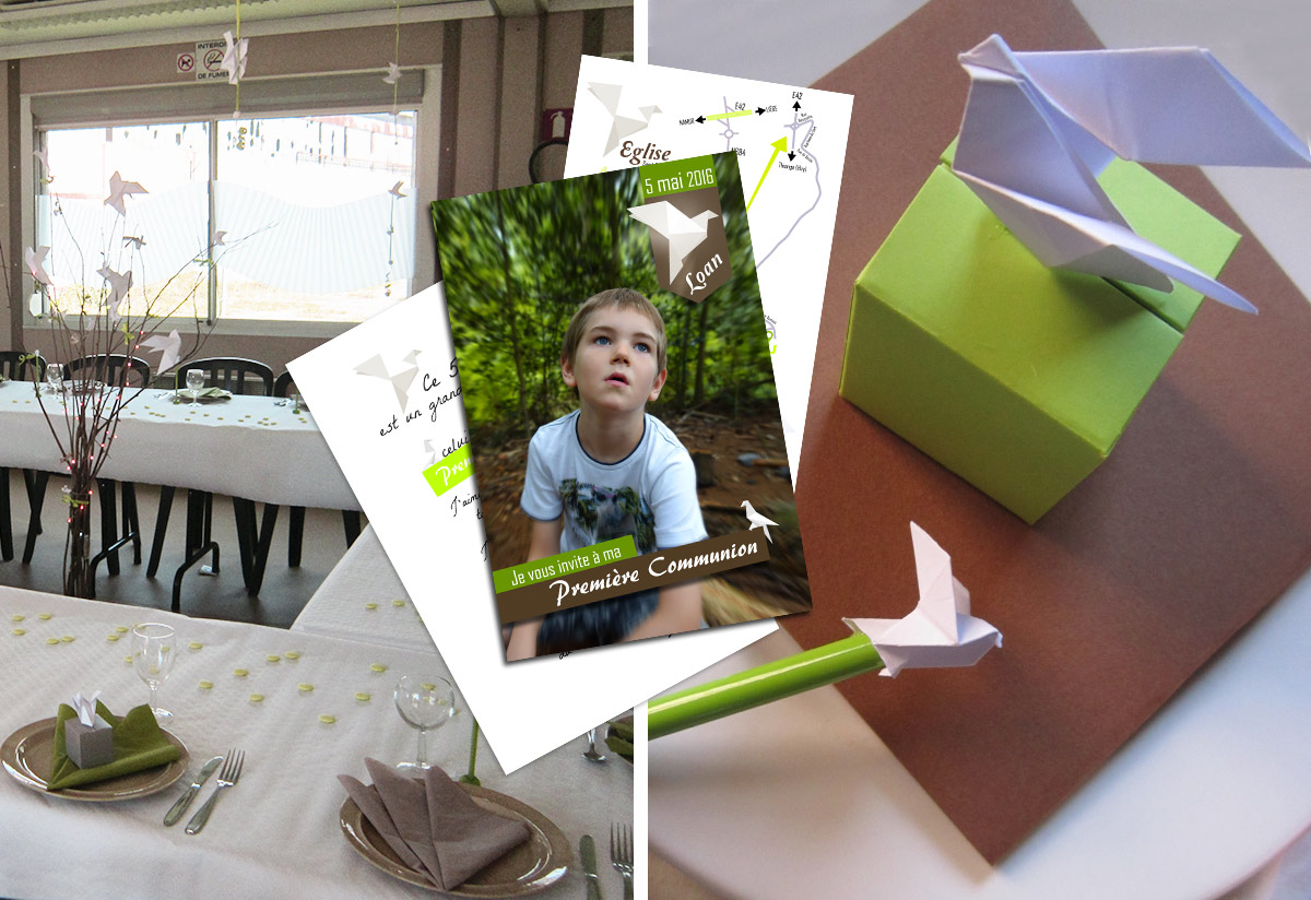 Communion en origami
